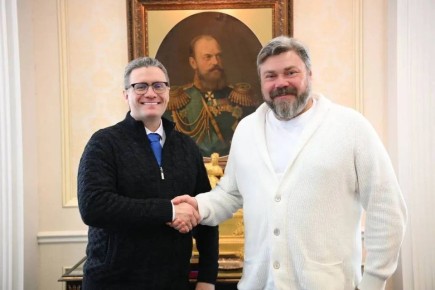 Георгий Филимонов: Сегодня работаю в Москве. Провёл содержательную встречу с Учредителем Института «Царьград» Константином Валерьевичем Малофеевым