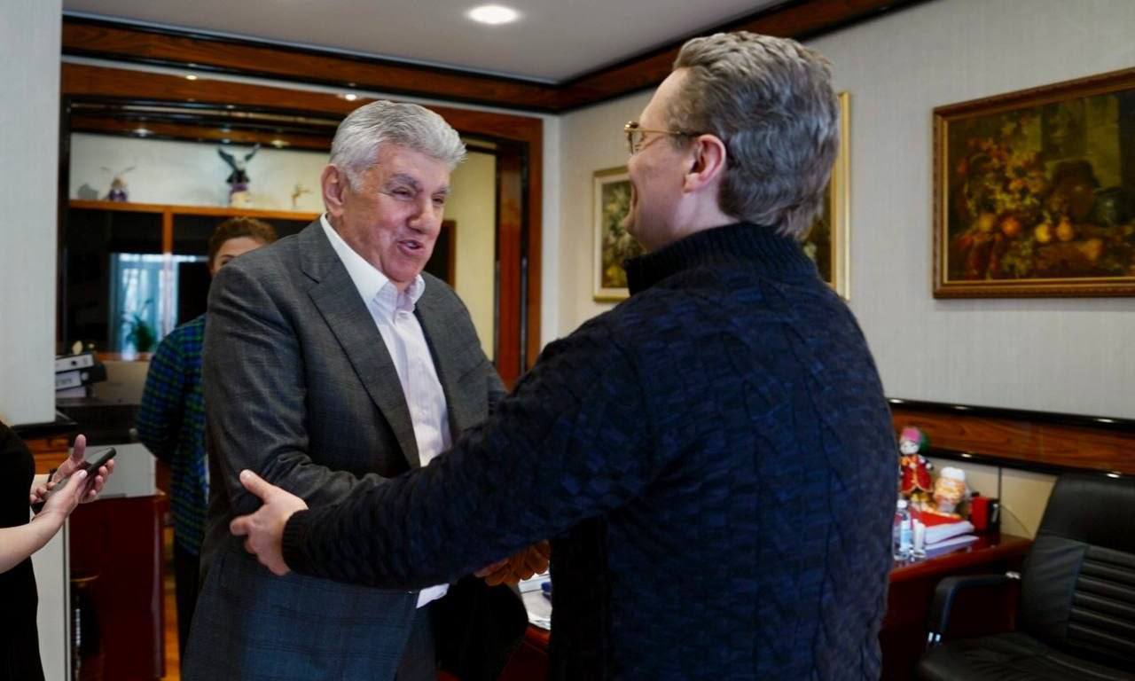 Георгий Филимонов: Встретился со своим давним добрым другом, старшим товарищем — президентом «Союза армян России» Арой Аршавировичем Абрамяном