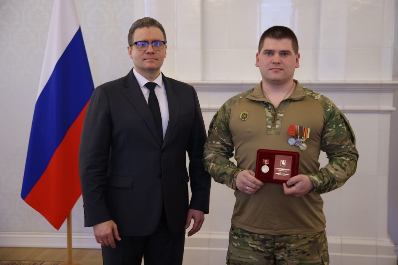 Георгий Филимонов: Памятными знаками «За участие в Специальной военной операции от Вологодчины» награждены: