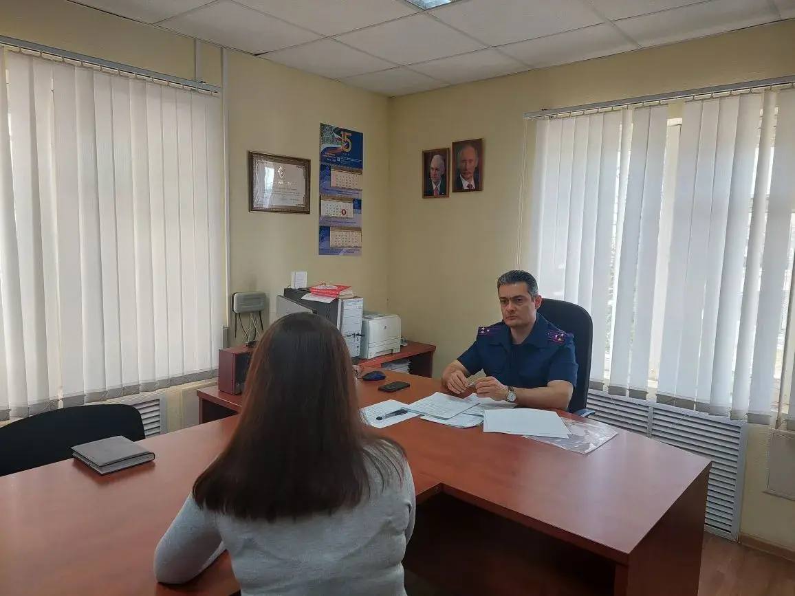 В Тотьме состоялся личный прием граждан заместителем руководителя следственного управления