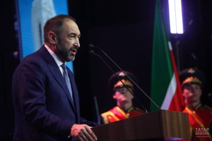 Награждение победителей конкурса «Территория Закона»: Песошин и Сатретдинов на сцене