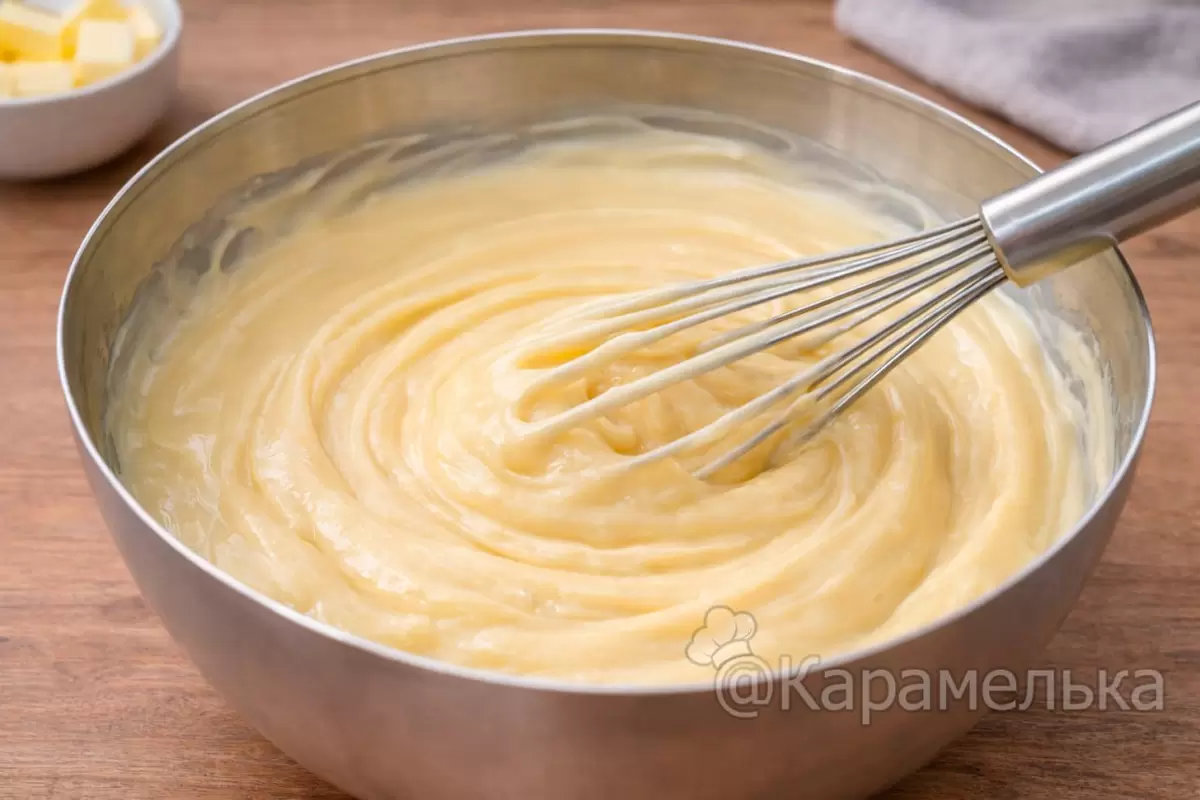 Нежный заварной крем со сгущёнкой: идеальная начинка для «Наполеона» и не только