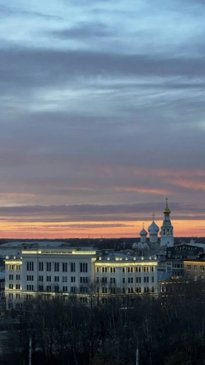 Георгий Филимонов: Закат в Вологде. Красиво