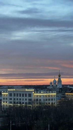 Георгий Филимонов: Закат в Вологде. Красиво