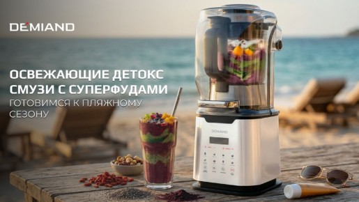 Смузи с суперфудами для лёгкости и энергии в пляжный сезон