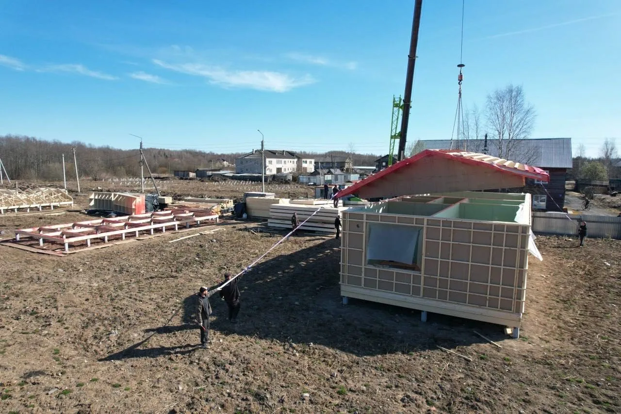 Георгий Филимонов: В продолжение темы. В Кирилловском округе начали строить служебное жильё для учителей и медработников Георгий Филимонов: В продолжение темы. В Кирилловском округе начали строить служебное жильё для учителей и медработников