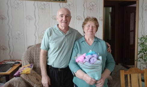 Супруги Софроновы из Вытегорского округа отметили 50-летие совместной жизни
