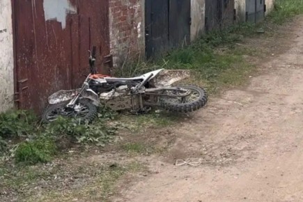 Очередное ДТП с ребёнком на питбайке