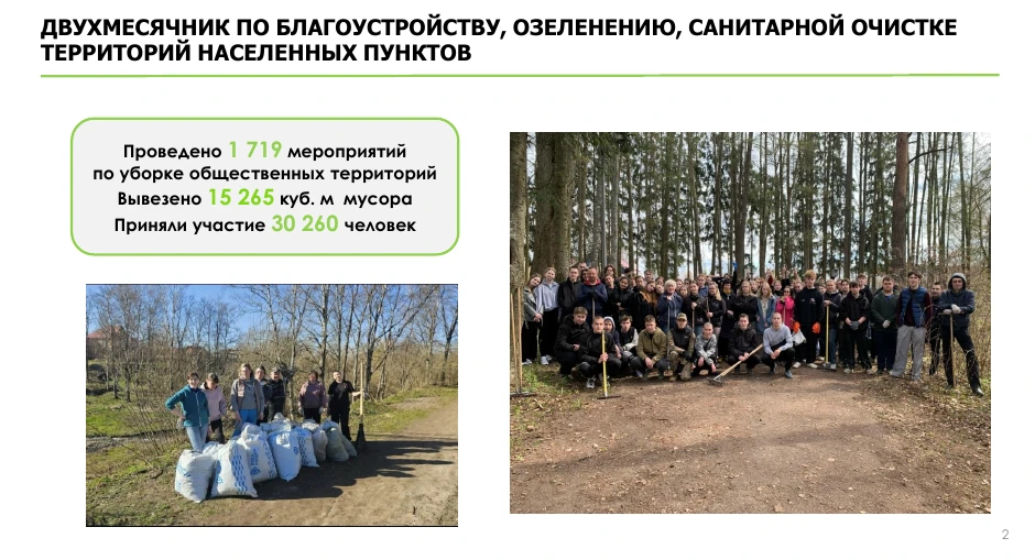 Замгубернатора Антон Стрижов доложил губернатору Георгию Филимонову о ходе двухмесячника по благоустройству, озеленению и санитарной очистке территорий населённых пунктов