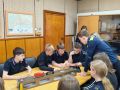 В Великом Устюге учащиеся школы № 9 посетили с экскурсией отдел Госавтоинспекции