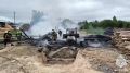 Пожарные потушили возгорание на пилораме в Вологде