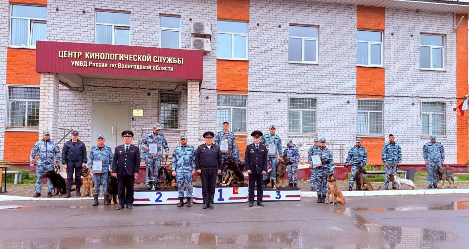 В Вологодской области наградили лучших полицейских-кинологов В Вологодской области наградили лучших полицейских-кинологов