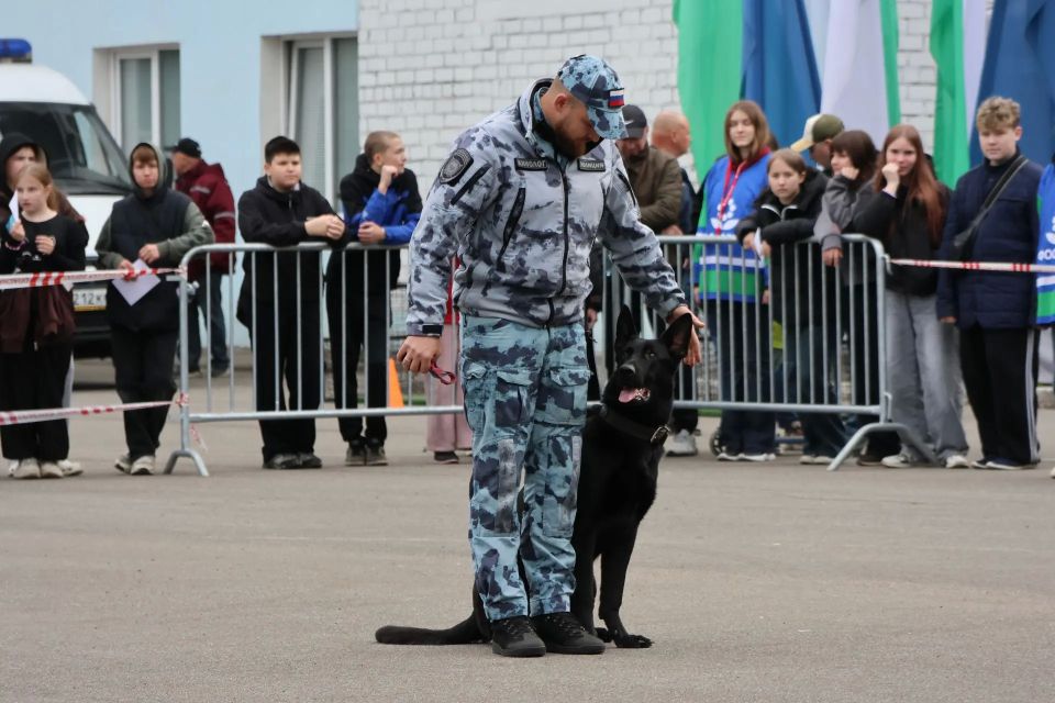 В Череповце сотрудники Центра кинологической службы приняли участие в городском мероприятии