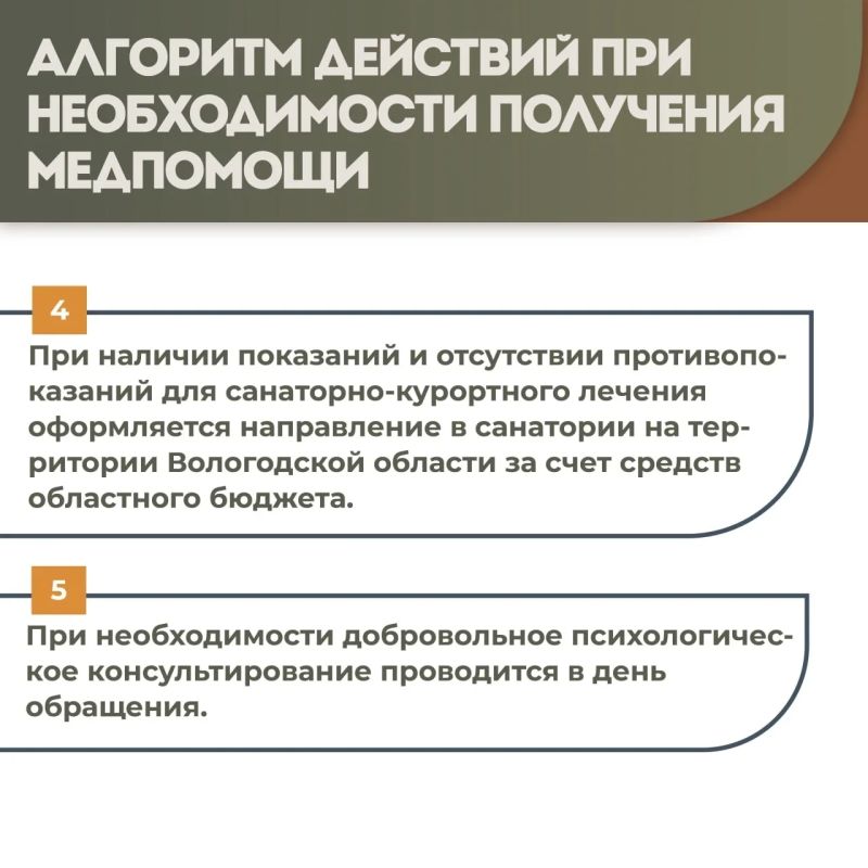 Вологодская область оказывает всестороннюю поддержку участникам специальной военной операции и членам их семей Вологодская область оказывает всестороннюю поддержку участникам специальной военной операции и членам их семей