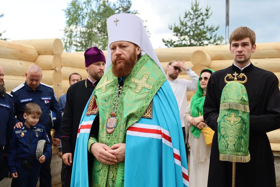Георгий Филимонов: Доброе утро!. Памятный камень и освящённый крест заложили в основание храма преподобного Нила Сорского в Ферапонтово Георгий Филимонов: Доброе утро!. Памятный камень и освящённый крест заложили в основание храма преподобного Нила Сорского в Ферапонтово