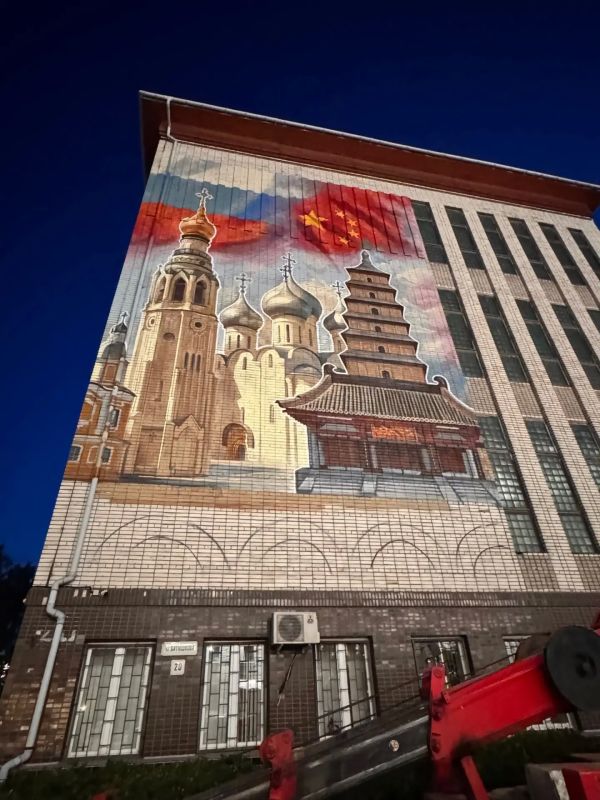 Новый мурал появился в центре Вологды Новый мурал появился в центре Вологды