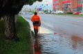 В Вологде коммунальщики устраняют последствия сильного дождя