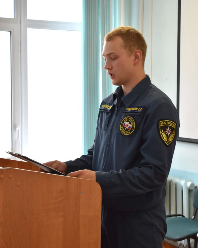 В рядах сотрудников МЧС России ожидается пополнение В рядах сотрудников МЧС России ожидается пополнение