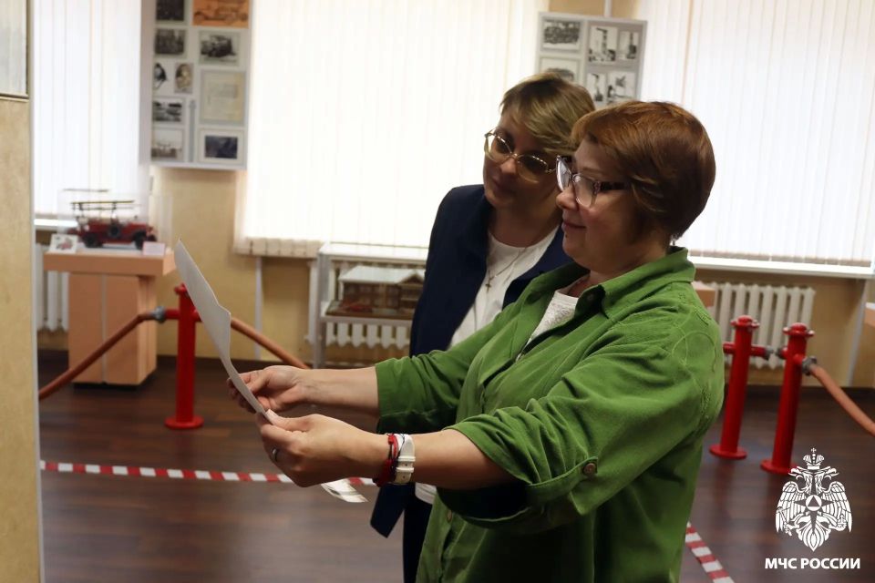 Сегодня в музее пожарной охраны Вологодской области побывали необычные гости Сегодня в музее пожарной охраны Вологодской области побывали необычные гости