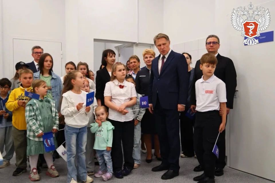 Михаил Мурашко открыл новую поликлинику в Вологодской области Михаил Мурашко открыл новую поликлинику в Вологодской области