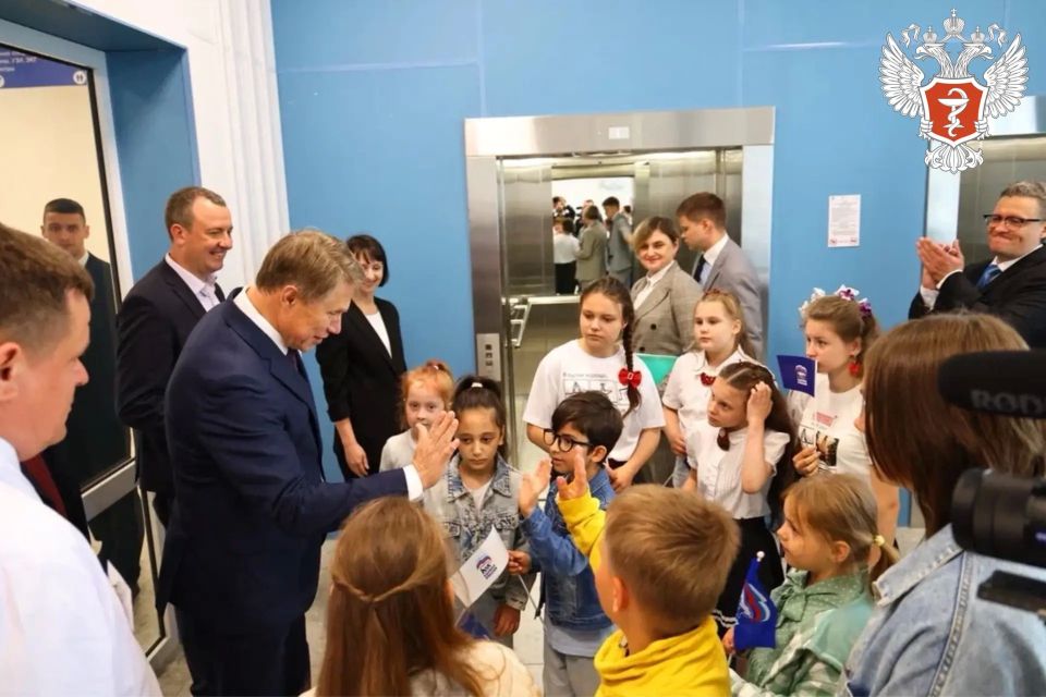 Михаил Мурашко открыл новую поликлинику в Вологодской области Михаил Мурашко открыл новую поликлинику в Вологодской области