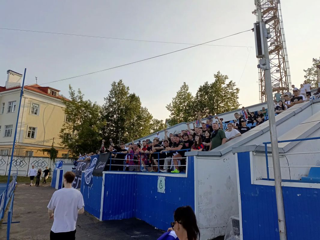 На стадионе «Динамо» завершился первый тайм товарищеского матча ветеранов вологодского «Динамо» и столичного ЦСКА На стадионе «Динамо» завершился первый тайм товарищеского матча ветеранов вологодского «Динамо» и столичного ЦСКА