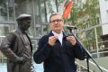 Георгий Филимонов: Ещё один памятник открыли сегодня в Вологде — бронзовую скульптуру Василия Макаровича Шукшина