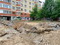 В Череповце начали благоустраивать сквер у Центра боевых искусств