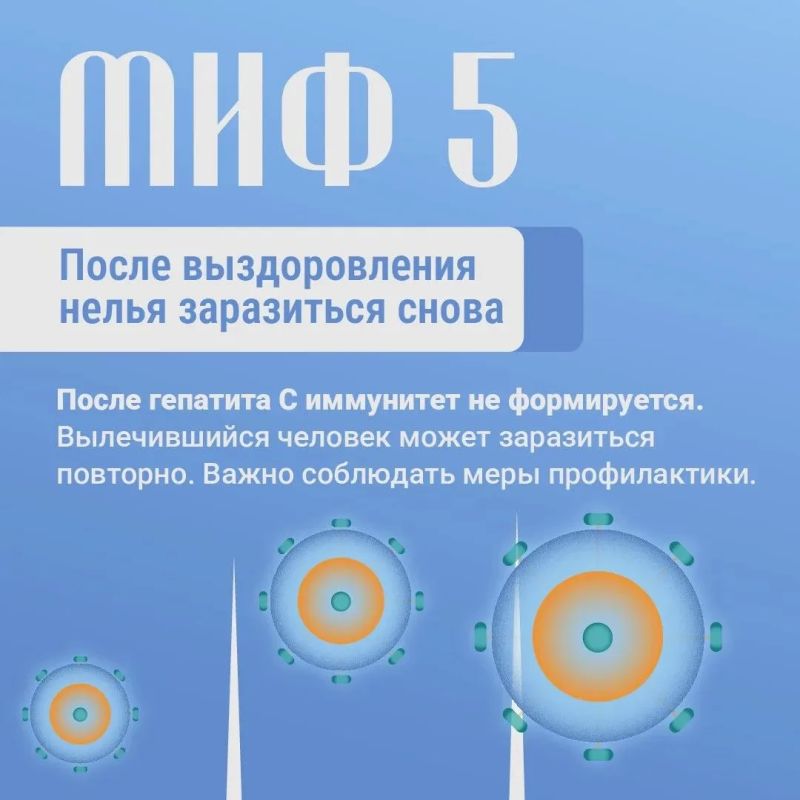 Мифы о гепатите С. Сегодня в нашей рубрике — вся правда об этой болезни Мифы о гепатите С. Сегодня в нашей рубрике — вся правда об этой болезни