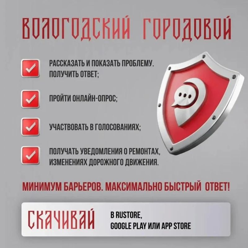 Приложение «Вологодский городовой» — цифровой помощник жителей Вологодской области