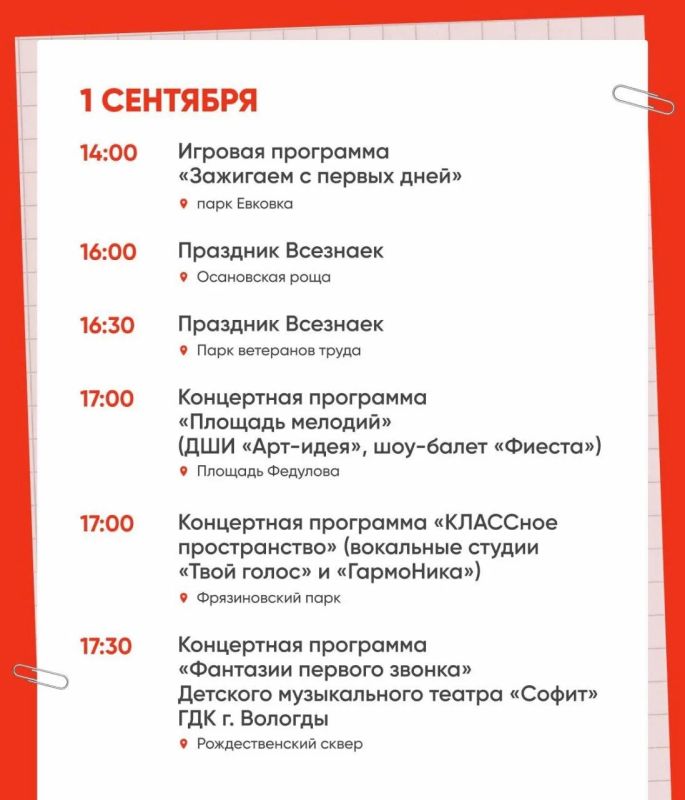Уже на следующей неделе школьники Вологды сядут за парты, а пока в городе проходят мероприятия, посвященные предстоящему Дню знаний Уже на следующей неделе школьники Вологды сядут за парты, а пока в городе проходят мероприятия, посвященные предстоящему Дню знаний