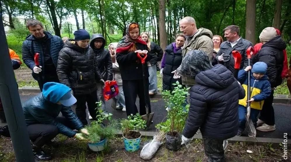 Андрей Накрошаев: В Череповце в 2026 году высадили 5,5 тысяч деревьев и кустарников и провели более 3 тысяч экологических мероприятий Андрей Накрошаев: В Череповце в 2026 году высадили 5,5 тысяч деревьев и кустарников и провели более 3 тысяч экологических мероприятий