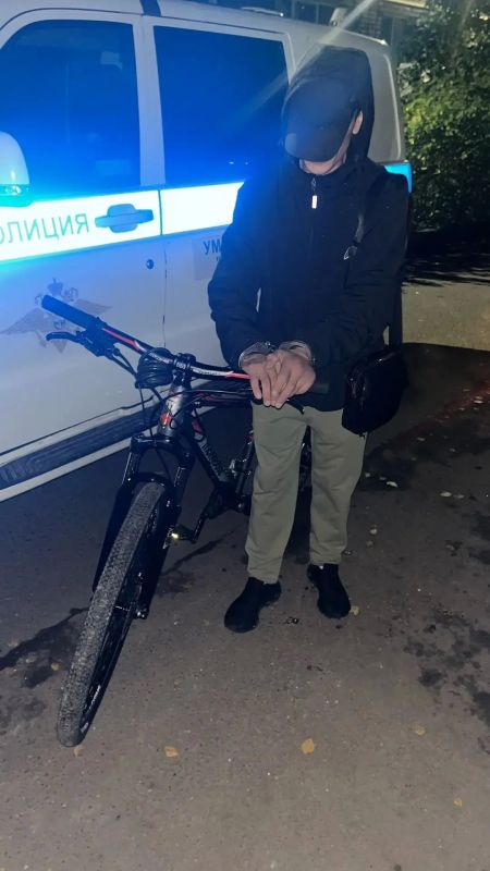 Украл велосипед, а через пару часов попался