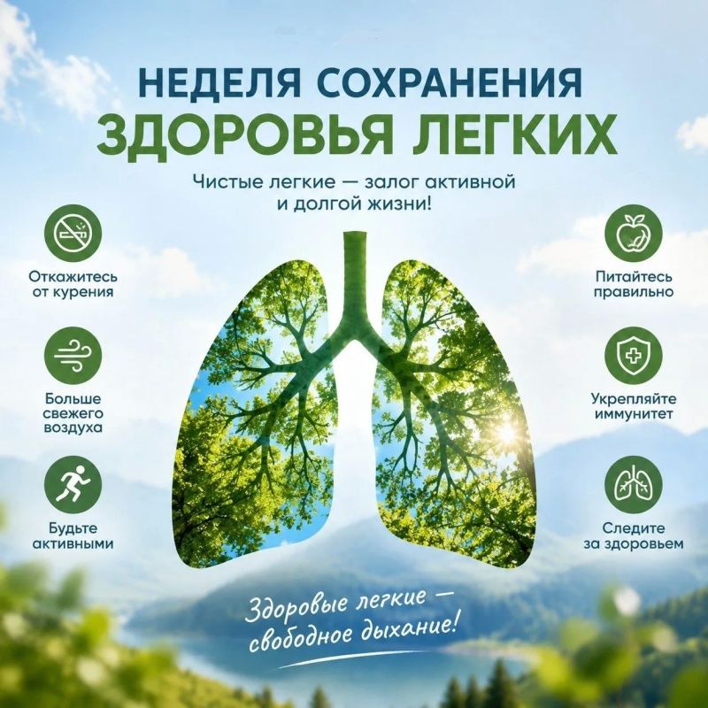 Неделя сохранения здоровья лёгких