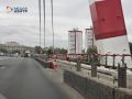Небывалое за последнее время оживление наблюдаем сегодня на Октябрьском мосту