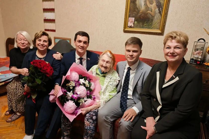 Вологжанка из Москвы отметила 106-летие
