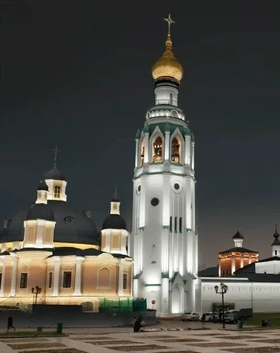 Колокольня Вологодского кремля получит архитектурную подсветку
